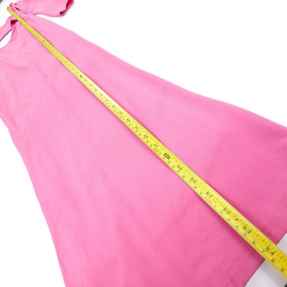 NWT Meshki Ashleigh Cut Out Bandeau Maxi Dress Pink 90s Clean Girl Y2k Minimal - Picture 4 of 7